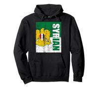 FLAG SIRIA DI REGALO SIRIA VINTAGE Damasco Siriano Felpa con Cappuccio