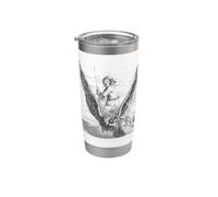 Flaga Demon Eagle Giro del Destino Bicchiere termico in acciaio inox doppia parete
