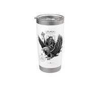 Flaga Eagle Giro del Destino Bicchiere termico in acciaio inox doppia parete