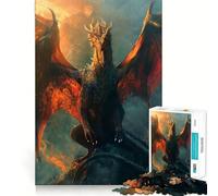 Flagello dei Cieli Puzzle da 1000 pezzi per adolescenti Puzzle di richiamo Build facile Tempo libero Taglio preciso Regalo di Babbo Natale Desiderio (38x26cm)