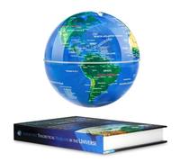Flagest Mappamondo a Levitazione Magnetica, Globo Fluttuante, Base a libro