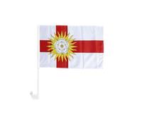 Flaggenfritze® Bandiera della Gran Bretagna Yorkshire West Riding 30 x 43 cm - Bandiera per Auto Corso, Public Viewing, Sport Eventi e Decorazioni