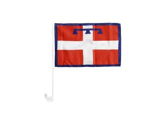 Flaggenfritze® Bandiera dell'Italia Piemonte auto 30 x 43 cm - Bandiera Auto Corso Auto Public Viewing, Sport Eventi e Decorazioni