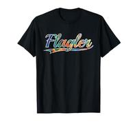 Flagler Florida St Augustine Tie Dye Vintage Varsity Maglietta