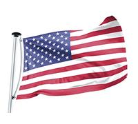 FLAGLY Bandiera USA di alta qualità, 100 x 150 cm, peso tessuto 115 g/m², stampata, robusto e resistente alle intemperie, con occhielli (100 x 150 cm, USA)