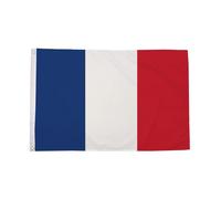 Flagmax Bandiera della Francia, 240 cm x 150 cm, resistente bandiera con occhielli, per uso esterno e interno, per casa, ufficio o eventi