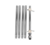 Flagpole, Stainless Steel Flagpole, Suitable for House Courtyard Garden, Anti-Rust Flag Holder