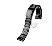 FLAGPVPAGT Cinturino In Acciaio Inossidabile Adatto Fit For Casio Fit For PROTREK Series PRW-600/PRW-60/PRW-50/70 30 Sports Da Uomo Da 23 Mm(G16-black)