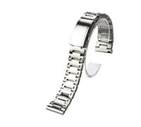 FLAGPVPAGT Cinturino In Acciaio Inossidabile Adatto Fit For Casio Fit For PROTREK Series PRW-600/PRW-60/PRW-50/70 30 Sports Da Uomo Da 23 Mm(G16-silver)