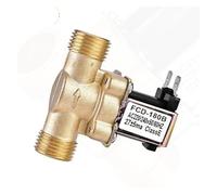 FLAGPVPAGT Solenoide elettrico in ottone normalmente chiuso G1/2 '' DC12v DC24v AC220v Flussostato ingresso aria acqua for valvola scaldabagno solare(24V)