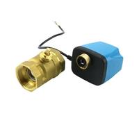 FLAGPVPAGT Valvola a sfera motorizzata normalmente chiusa da 1/2" 3/4" 1" 2" 220V 12V 24V Solenoide elettrico in ottone a 2 fili DN15 DN20 DN25 DN32(1-1/2",AC220V_NORMALLY CLOSED)