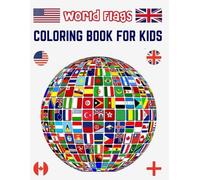 Flags Coloring Foundation World Flags Coloring Book for Kids (Tascabile)