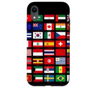 Flags of the Countries of the World Graphic Cool Designs Custodia per iPhone XR
