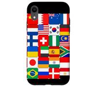 Flags of the Countries of the World Graphic Cool Designs Custodia per iPhone XR