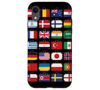 Flags of the Countries of the World Graphic Cool Designs Custodia per iPhone XR