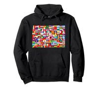 Flags of The Countries of The World Graphic Cool Designs Felpa con Cappuccio