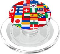 Flags of the Countries of the World Graphic Cool Designs PopSockets PopGrip per MagSafe