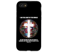 Flags of The World - Christian Faith Cross John 8:12 Light Custodia per iPhone SE (2020) / 7/8