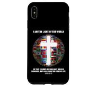 Flags of The World - Christian Faith Cross John 8:12 Light Custodia per iPhone XS Max