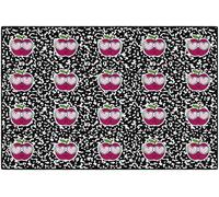 Flagship Carpets Schoolgirl Style School Days Apple Sit Spots Tappeto educativo per la camera dei bambini, tappeto per aula dei bambini, per insegnamento e sala giochi, 15,2 x 1,8 m