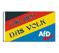 FlagShipper Bandiera AFD, 150 x 90 cm, alternativa per il design della Germania, articolo per fan dell'AfD, logo blu scuro, scelta europea, scelta federale per il giardino