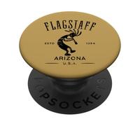 Flagstaff Arizona Ballando Kokopelli Design Distressed PopSockets PopGrip Adesivo