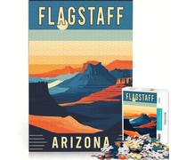 Flagstaff in Arizona Puzzle da 1000 pezzi | Decorazioni per la casa Aiuta l'esercizio del cervello per compleanno e Natale 52x38cm