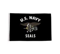 Flagtex Us Navy Seals, Bandiera Unisex-Adulto, Multicolore, L