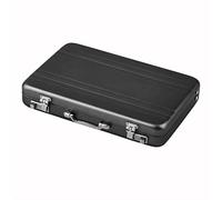 FLaig Porta biglietti da visita Porta carte di credito completamente automatico in lega di alluminio Portafoglio mini Porta carte di credito multifunzionale ultra sottile for uomini con espositore for