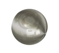Flair Deco 11011627 - 0239 endstücke Sfera per aste per Tende 16 mm di Diametro, Effetto Acciaio Inossidabile in Metallo, Contenuto della Confezione 2 Pezzi