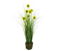 Flair Flower Erba artificiale Busch in vaso di terra Busch, pianta artificiale, pianta decorativa per la primavera