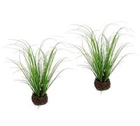 Flair Flower Erba artificiale nel cespuglio di erba artificiale, decorazione per piante, 30 cm