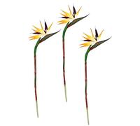 Flair Flower Fiore artificiale di strelitzie paradisiaco esotico ramo singolo fiore tropicale arrangiamento fiore stelblumel decorazione per feste a tema