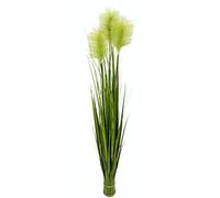 Flair Flower Piume, Pampa Piuma, Decorazione in Piedi, Piante Decorativa, Artificiale, Ornamentale, Composizione Erba, canne, Verde, 120x18x18cm