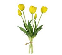 Flair Flower Real-Touch - Fascia a forma di tulipano, fiori artificiali, decorazione primaverile, decorazione pasquale, tulipano, tulipano, in lattice, fiori artificiali, decorazione da tavolo, fiore