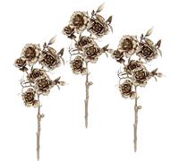 Flair Flower Rose artificiali, fiore di seta, singolo ramo d'artificio artificiale, decorazione floreale