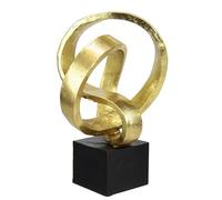 Flair Flower Scultura decorativa moderna, decorazione artistica 3D, statuetta moderna, decorazione moderna, decorazione artistica, idea regalo, oro