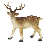 Flair Flower Statuetta decorativa in piedi con cervo cervo selvatico, statuetta decorativa per esterni, statuetta da giardino, statua da giardino, foresta, balcone, giardino