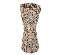 Flair Flower Vaso in giacinto d'acqua, vaso per fiori artificiali, fiori artificiali o erba della pampa, decorazione per la festa della mamma, grande e sottile, fatto a mano