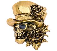 Flairs New York Premium - Spilla smaltata fatta a mano, 1 spilla, colore: Oro