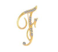 Flairs New York Premium - Spilla smaltata fatta a mano, 1 spilla, colore: Oro