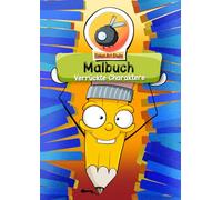 Flakes Art Studio - Das Malbuch der verrückten Charakter: Ein wunderliches Malabenteuer für alle Altersgruppen