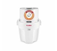 Flama 1705FL - Tritaverdure elettrico, per alimenti, in vetro e acciaio inox, colore: bianco