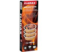 Flamax - Pasta combustibile di sicurezza, confezione da 3