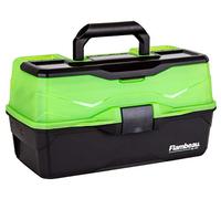 Flambeau Outdoors 6383AMG - Contenitore per Attrezzatura da Pesca, con 3 vassoi, Portatile, Colore: Verde Ghiaccio/Nero