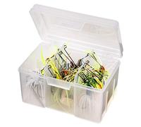 Flambeau Spinnerbait Box, Scatole di Attrezzatura Unisex, Trasparente, 6 7/16 x 4 5/8 x 4 1/8 inch