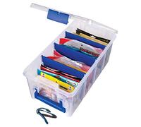 Flambeau Tackle Super 1/2 Satchel Tackle Boxes (Clear, 15x20cm x 16cm)