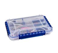 Flambeau WP4005 Ultimate Tuff Tainer Waterproof Utility Box, 5 Fixed Compartments with Zerust Dividers
