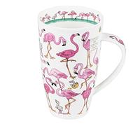 (Flamboyance Flamingo) - Dunoon Henley Fine China FLAMBOYANCE Frolicking Flamingo Mug Cup 600ml