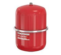 Flamco Flexcon Premium 18 Litri 2,5/6 Bar - Vaso di espansione a membrana fissa per impianti a circuito chiuso e riscaldamento di aria condizionata e refrigerazione, rosso, 15 anni di garanzia 16948